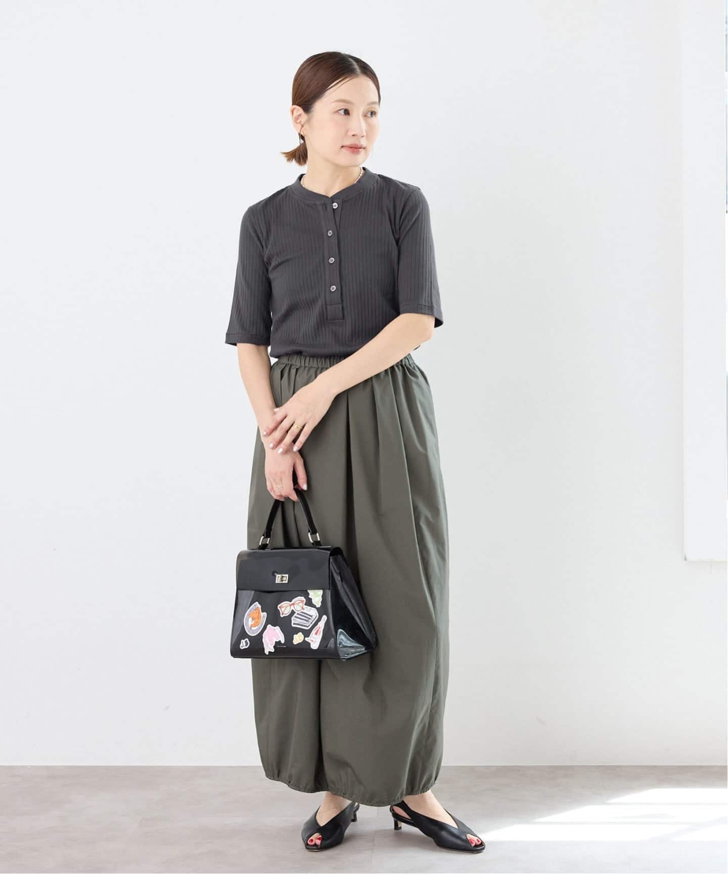 予約》ワイドリブヘンリープルオーバー（Tシャツ／カットソー）｜IENA