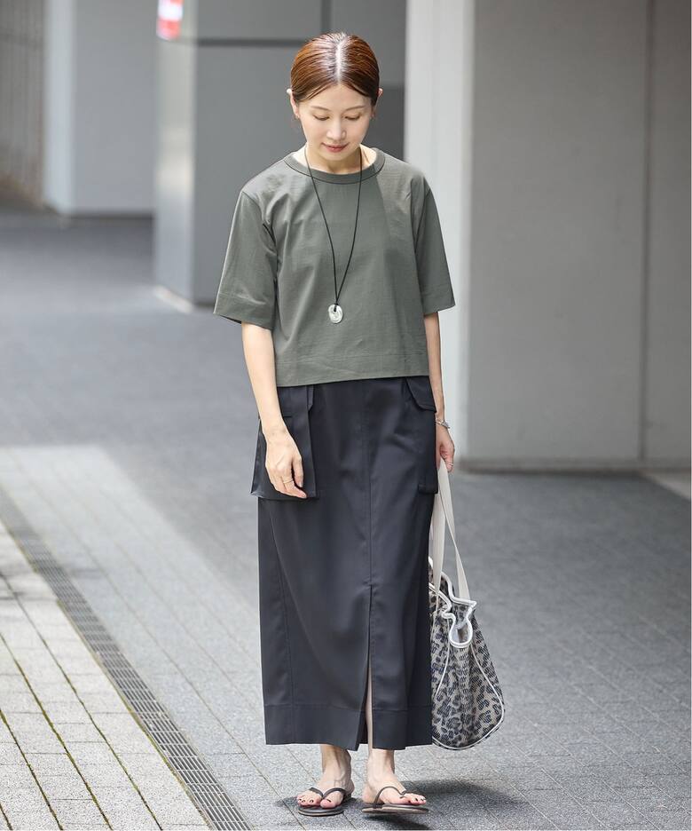追加》クロップドTシャツ（Tシャツ／カットソー）｜IENA（イエナ）の 