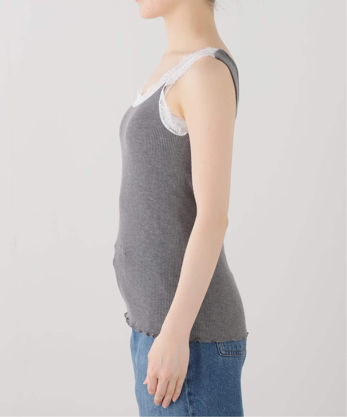 レーステレコキャミソール（Tシャツ／カットソー）｜IENA（イエナ）の