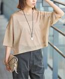 ラメハーフスリーブTシャツ