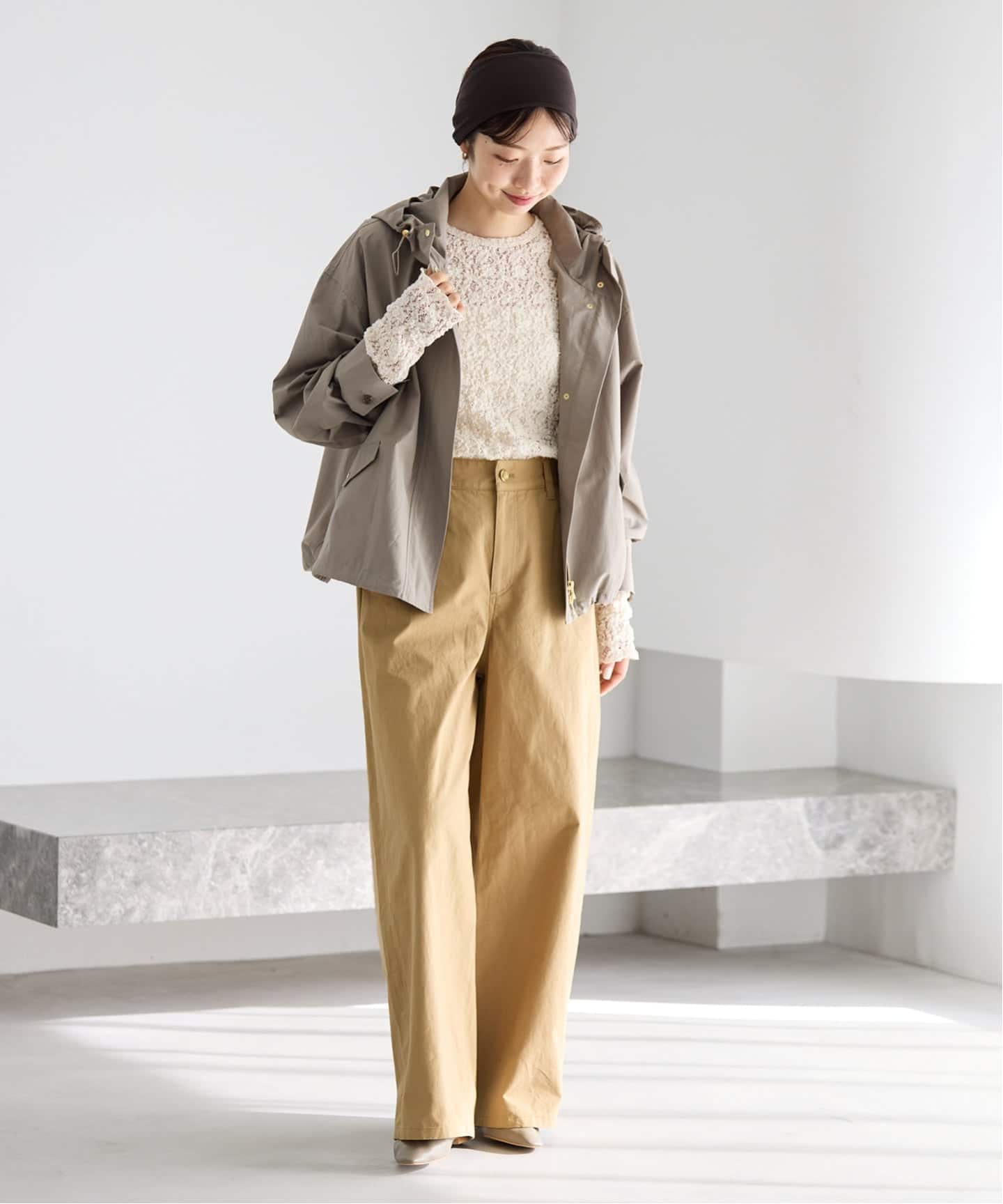 追加3予約》Flowerストレッチレースプルオーバー（Tシャツ／カットソー