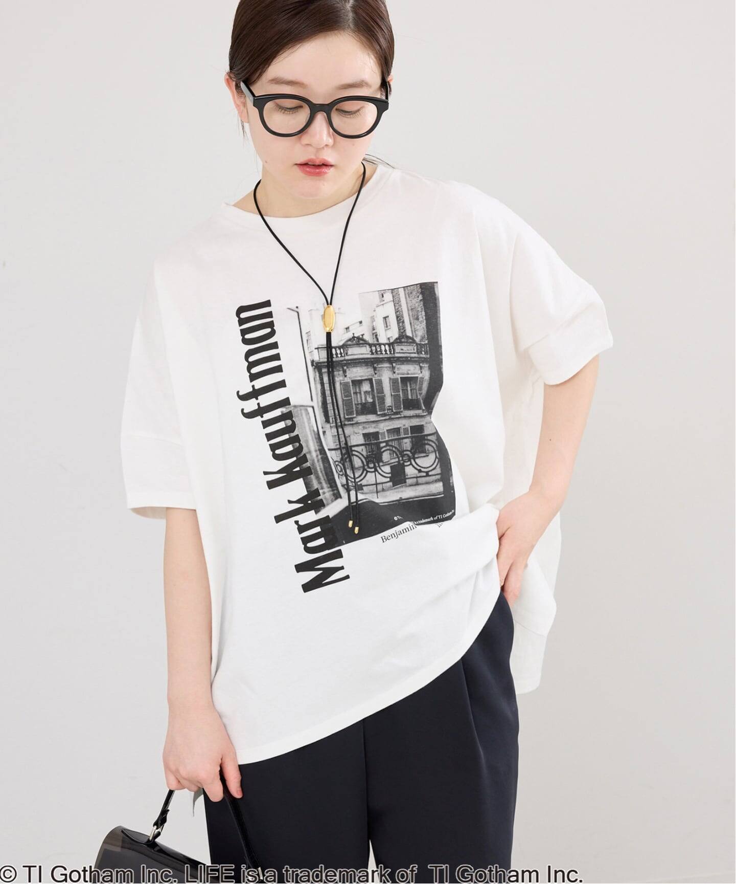 イエナIENA ETRE CECILE IM A CLICHE  Tシャツ 追加予約》LIFE PICTURE COLLECTION PHOTO Tシャツ（Tシャツ