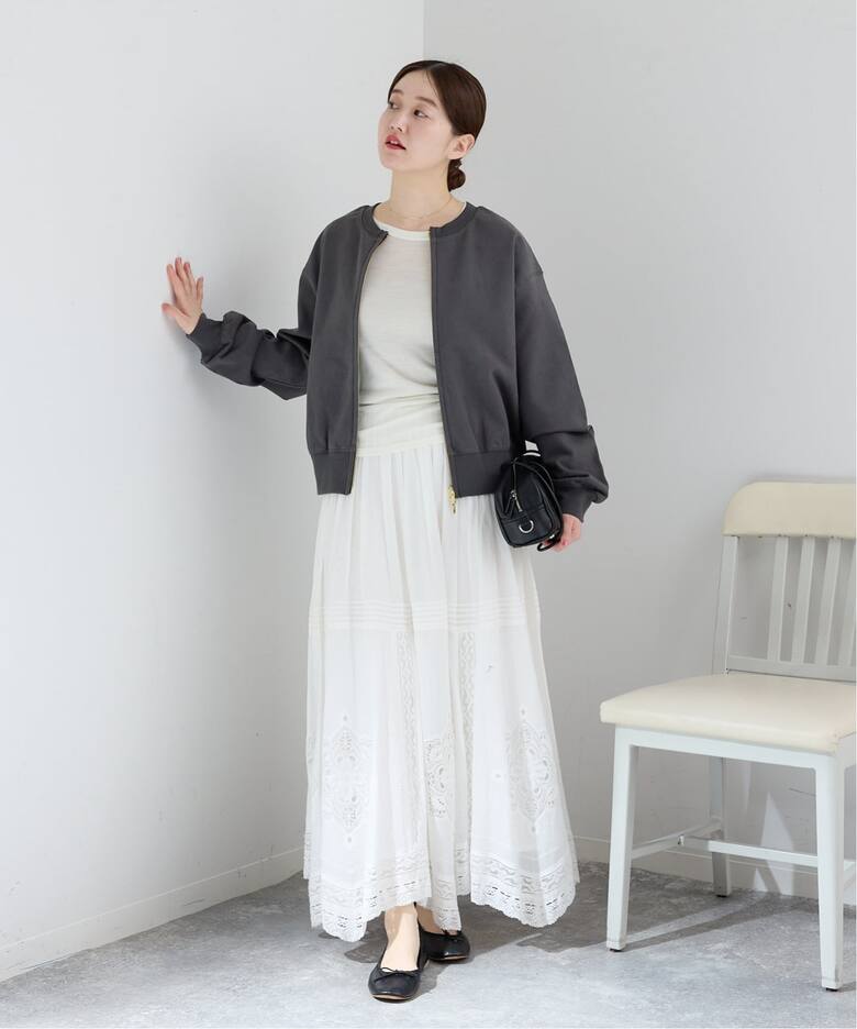 ジップオープン2WAYスウェットプルオーバー  詳細画像1