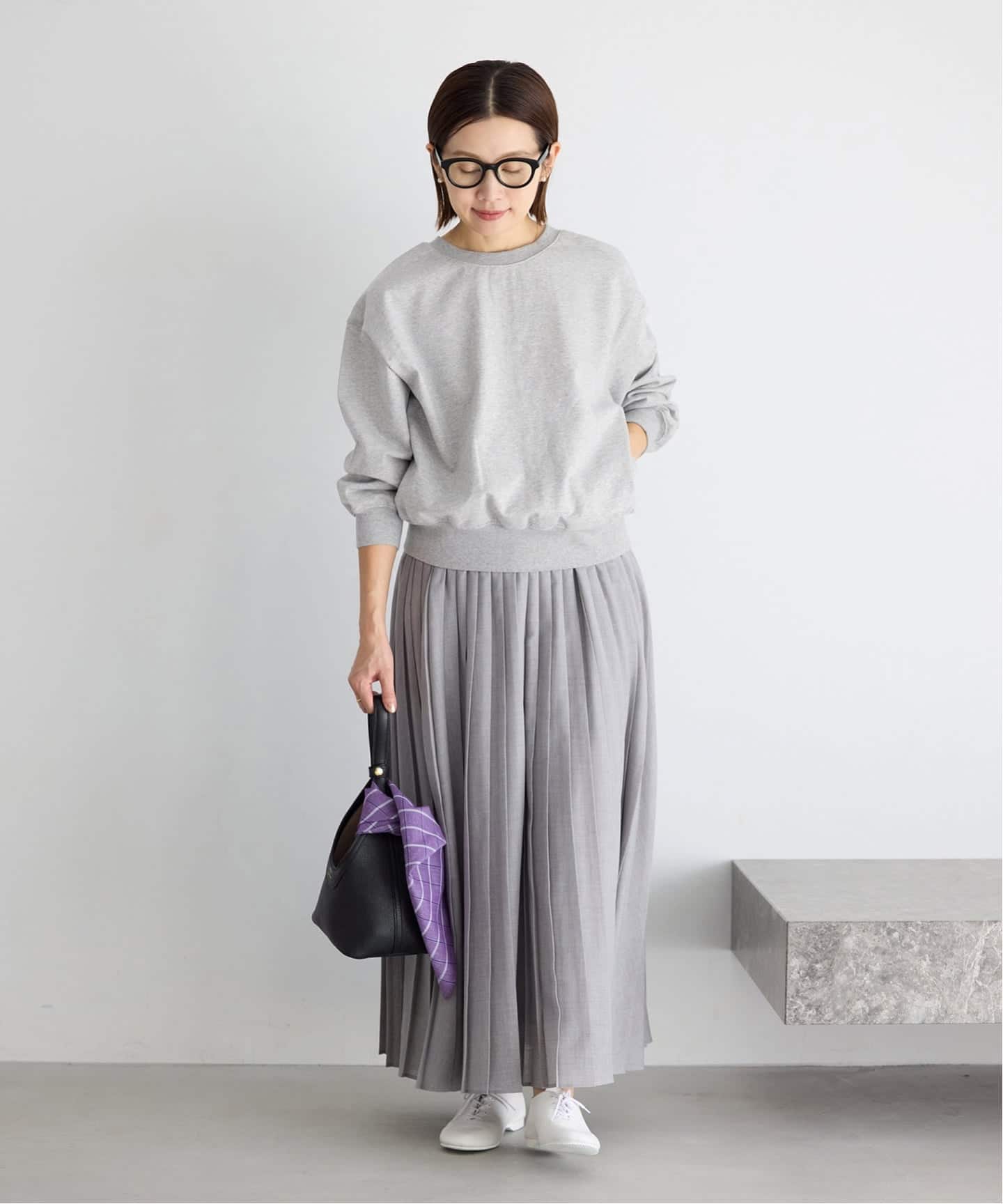 ジップオープン2WAYスウェットプルオーバー（スウェット）｜IENA