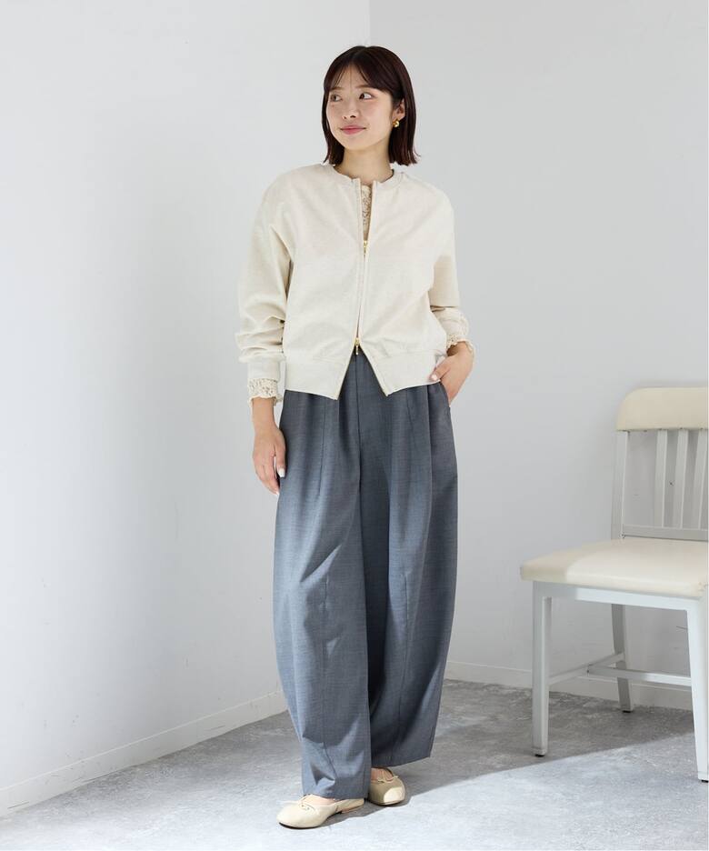 ジップオープン2WAYスウェットプルオーバー  詳細画像4