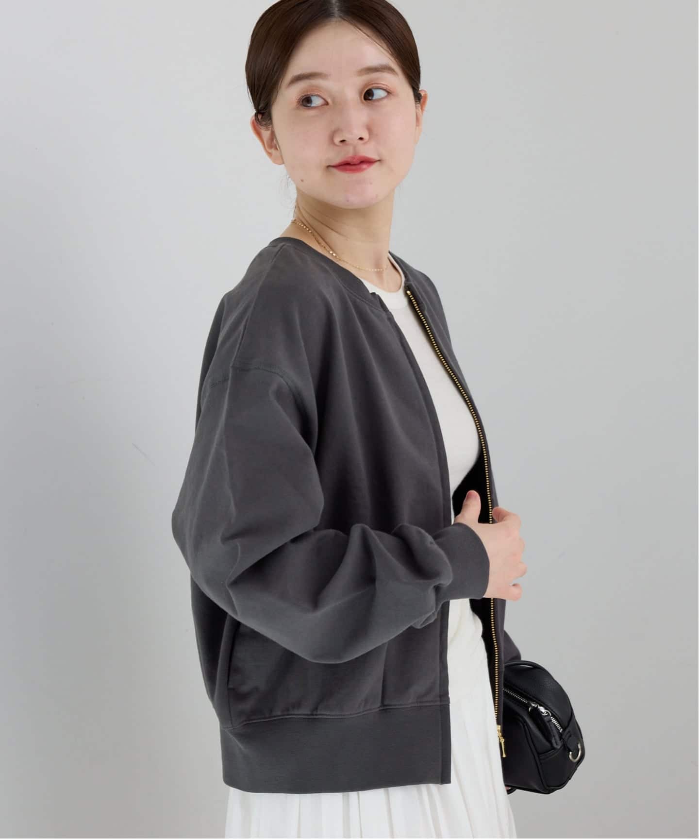 ジップオープン2WAYスウェットプルオーバー（スウェット）｜IENA