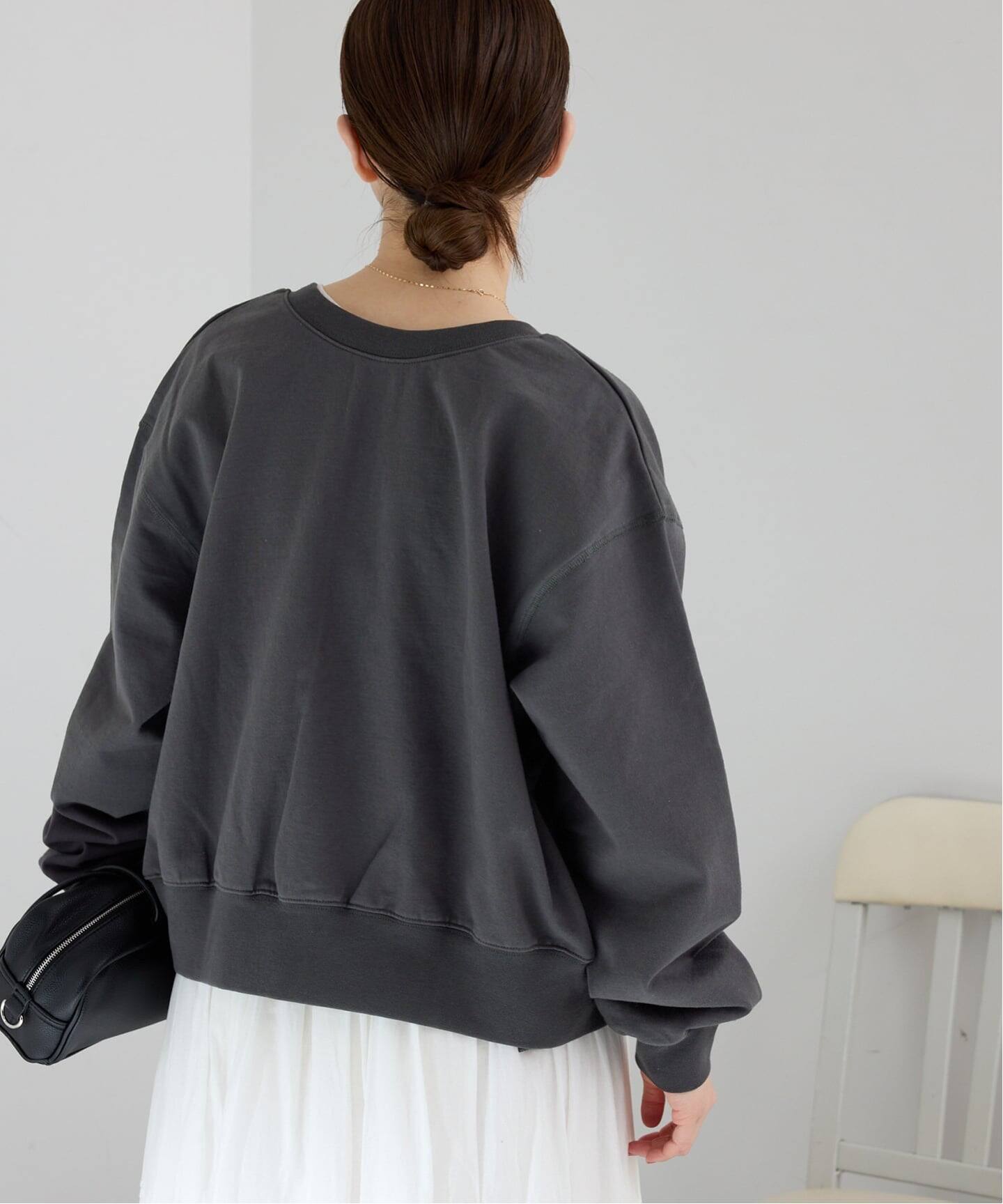 ジップオープン2WAYスウェットプルオーバー（スウェット）｜IENA