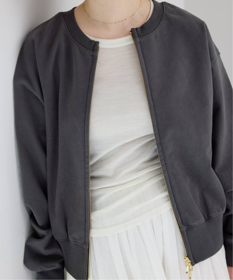 ジップオープン2WAYスウェットプルオーバー  詳細画像8