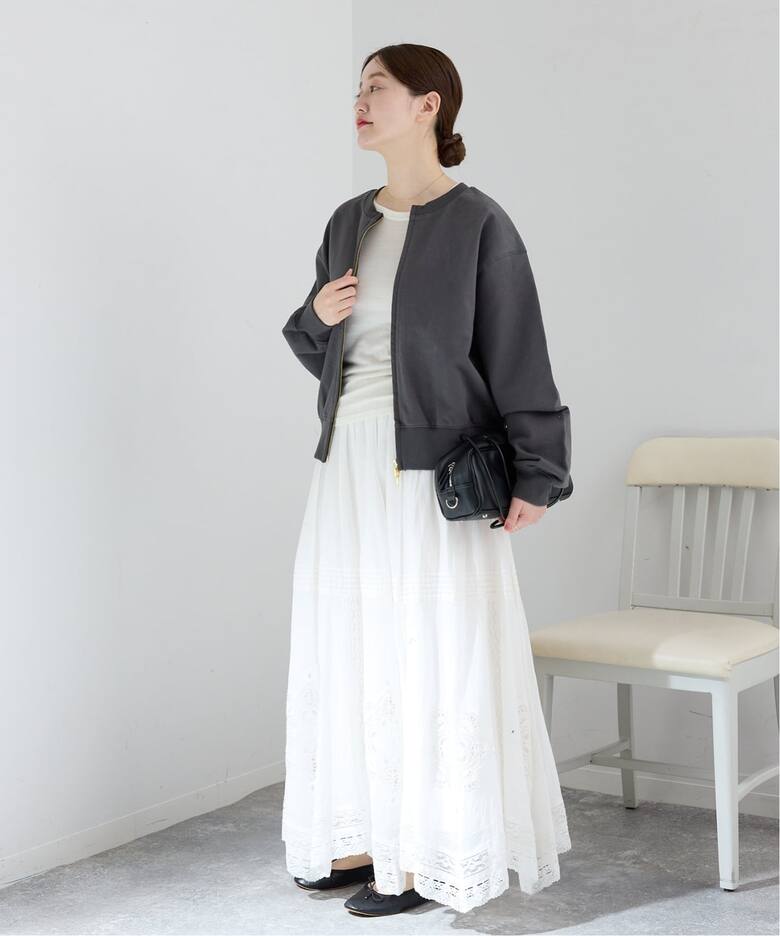 ジップオープン2WAYスウェットプルオーバー  詳細画像9