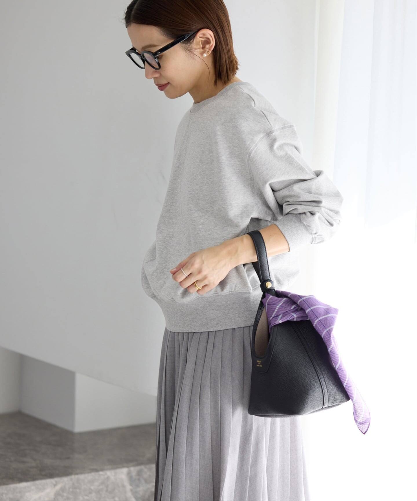 予約》ジップオープン2WAYスウェットプルオーバー（スウェット）｜IENA