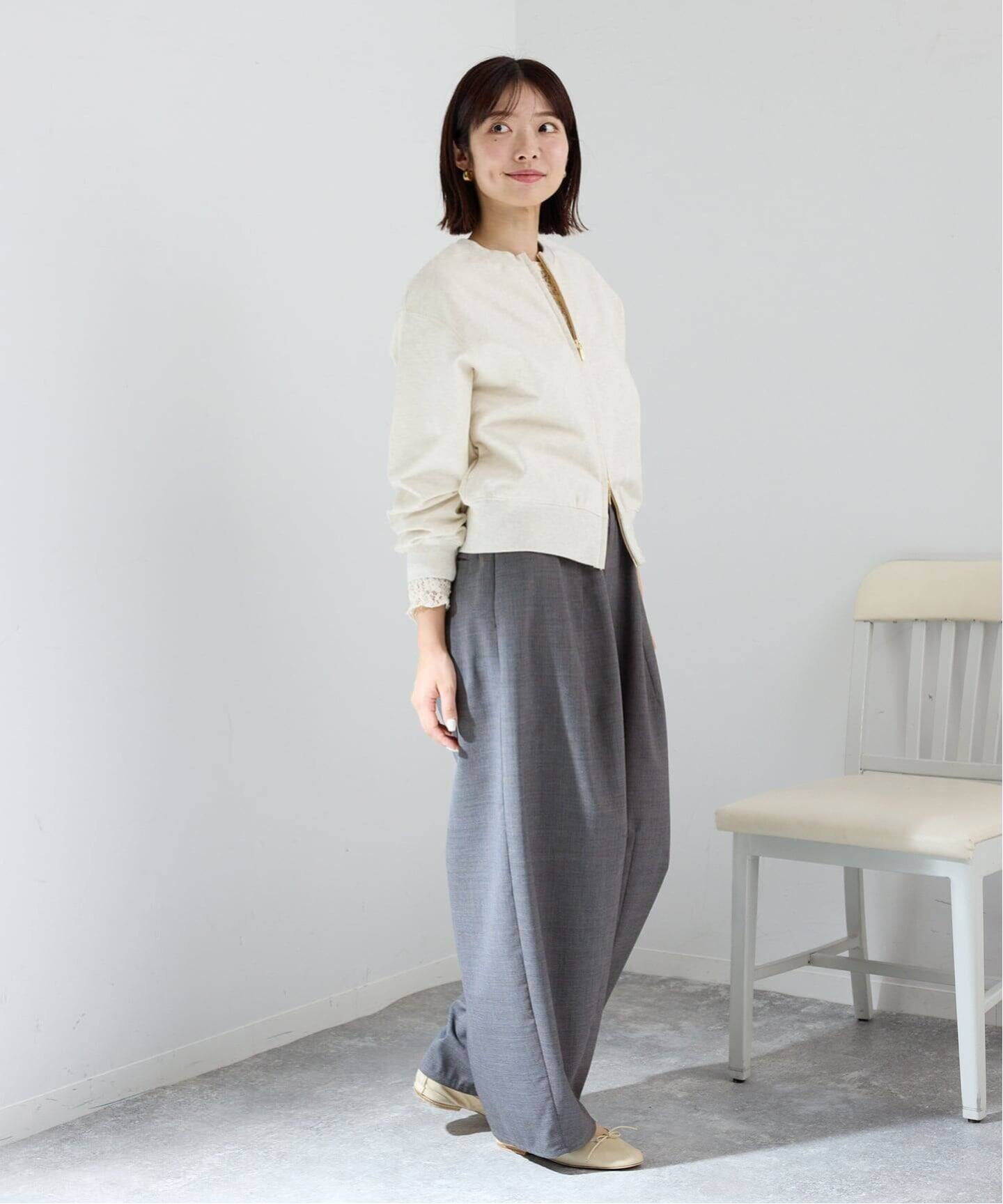 追加予約》ジップオープン2WAYスウェットプルオーバー（スウェット