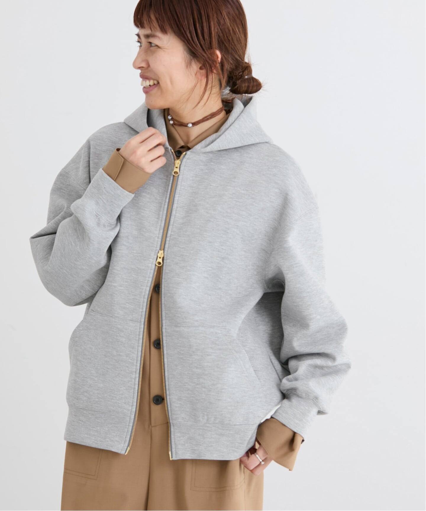 SALE★美品【IENA イエナ】ダンボールニットジップアップフーディ パーカー 予約》ダンボールニットフーディ（パーカー）｜IENA（イエナ）の通販