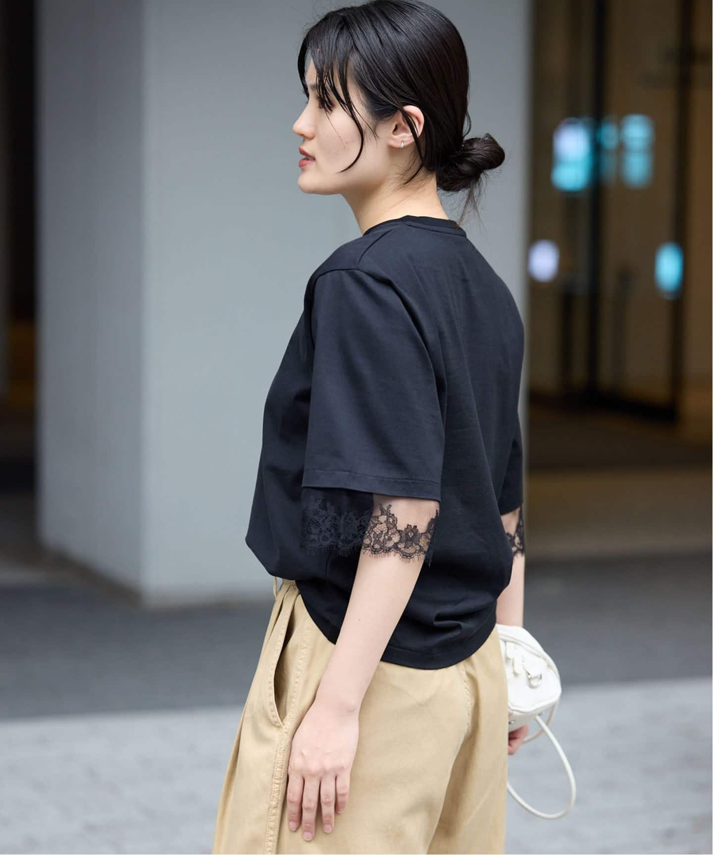 リバーレースコンビTシャツ（Tシャツ／カットソー）｜IENA（イエナ）の
