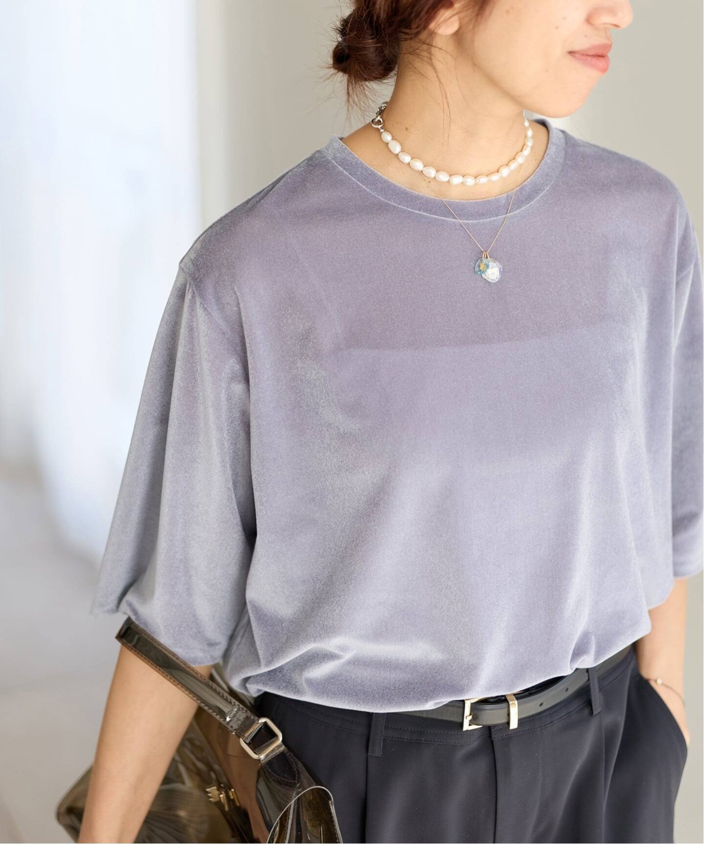 シアーベロアTシャツ（Tシャツ／カットソー）｜IENA（イエナ）の通販
