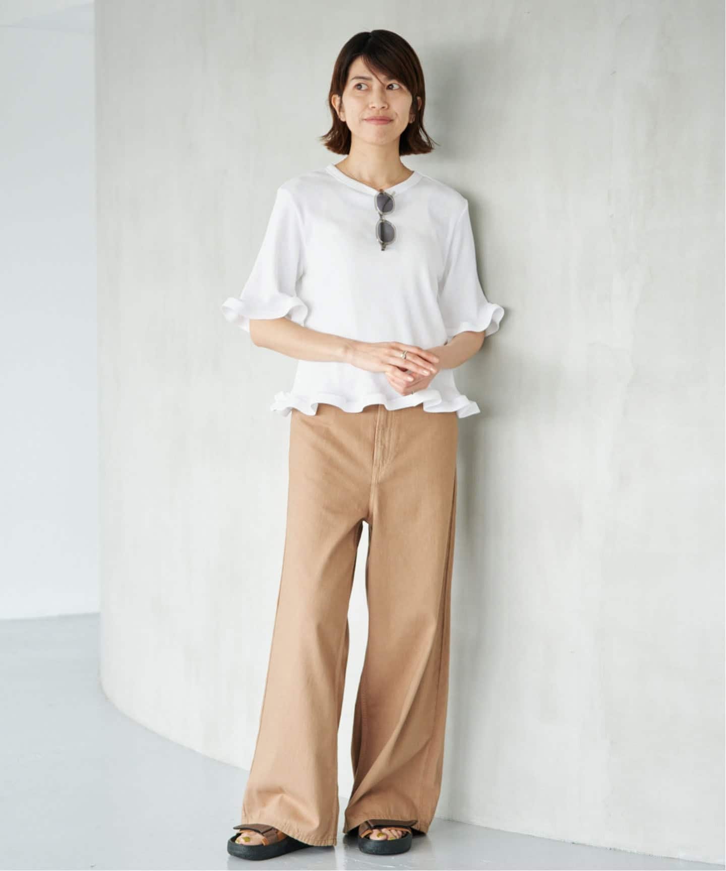 オーガニックコットン WAVE Tシャツ（Tシャツ／カットソー）｜IENA