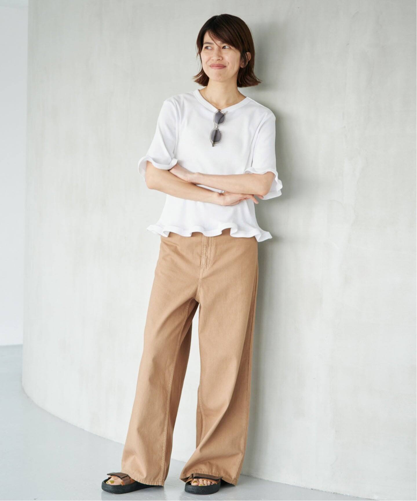 オーガニックコットン WAVE Tシャツ（Tシャツ／カットソー）｜IENA