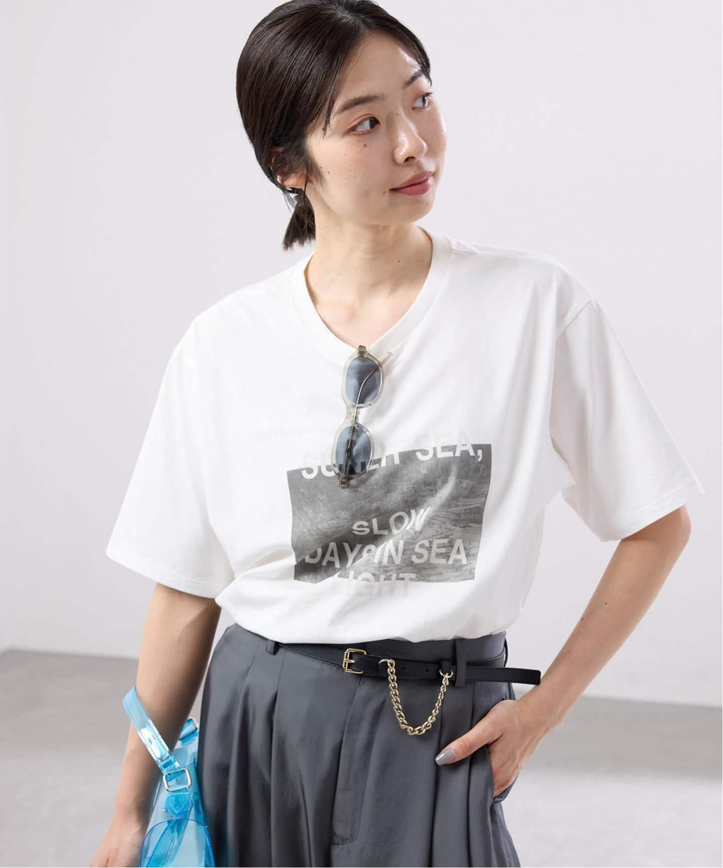 WEB限定/追加》コットンフォトプリント ロゴTシャツ（Tシャツ