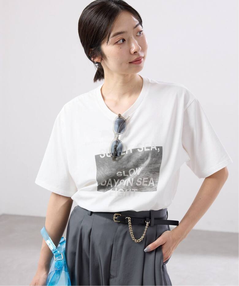 WEB限定/追加予約》コットンフォトプリント ロゴTシャツ（Tシャツ 