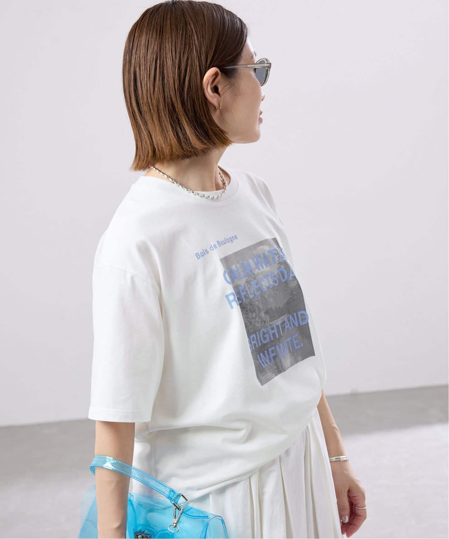 WEB限定/追加》コットンフォトプリント ロゴTシャツ（Tシャツ