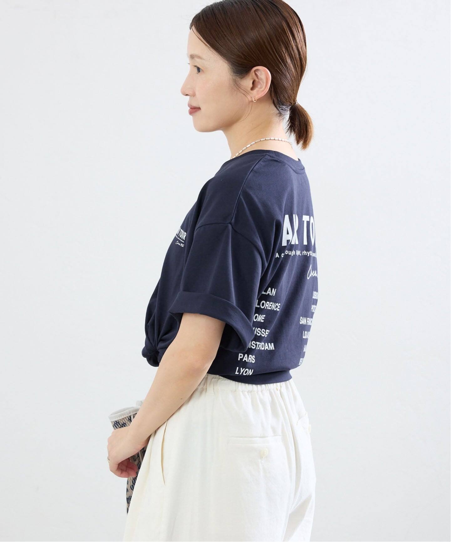追加》バックロゴツアーTシャツ（Tシャツ／カットソー）｜IENA（イエナ