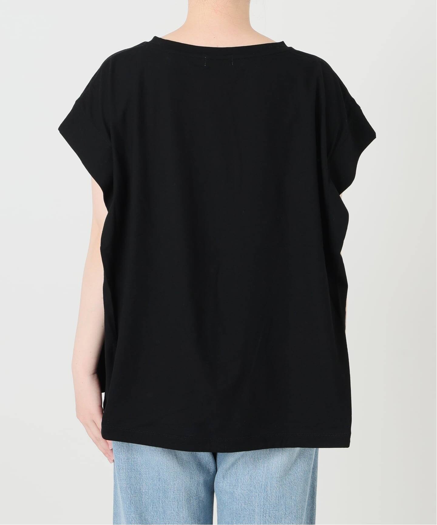 イエナ　IENA フレンチタックスリーブ ドロストTシャツ 追加/接触冷感》フレンチタックスリーブ ドロストTシャツ（Tシャツ