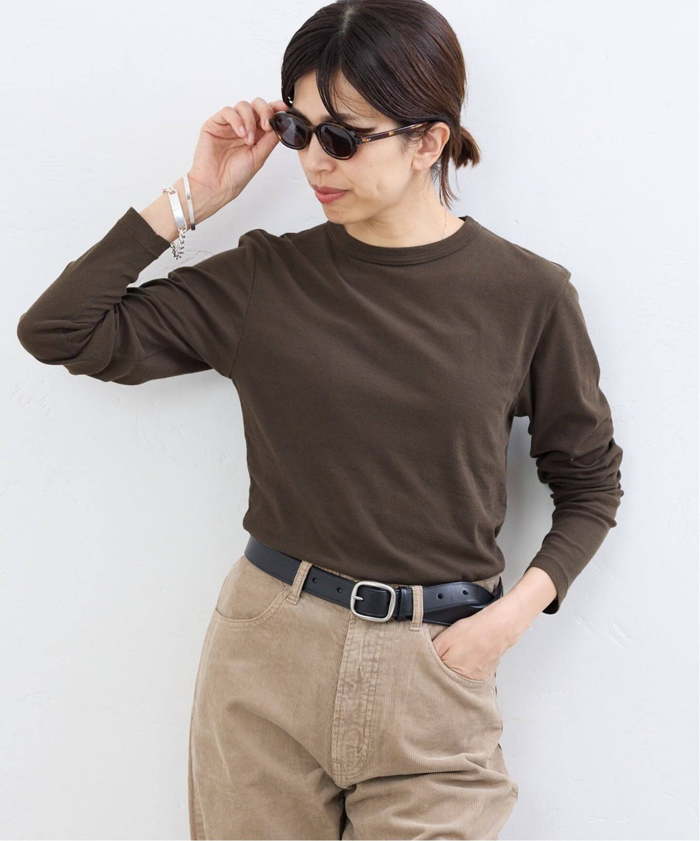 BLACK シアーロングTシャツ（Tシャツ／カットソー）｜IENA（イエナ）の