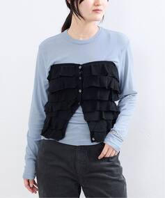 BLACK シアーロングTシャツ