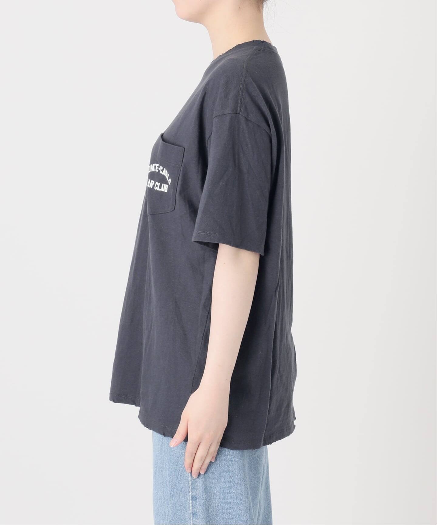 BLACK ポケット付きプリントTシャツ（Tシャツ／カットソー）｜IENA