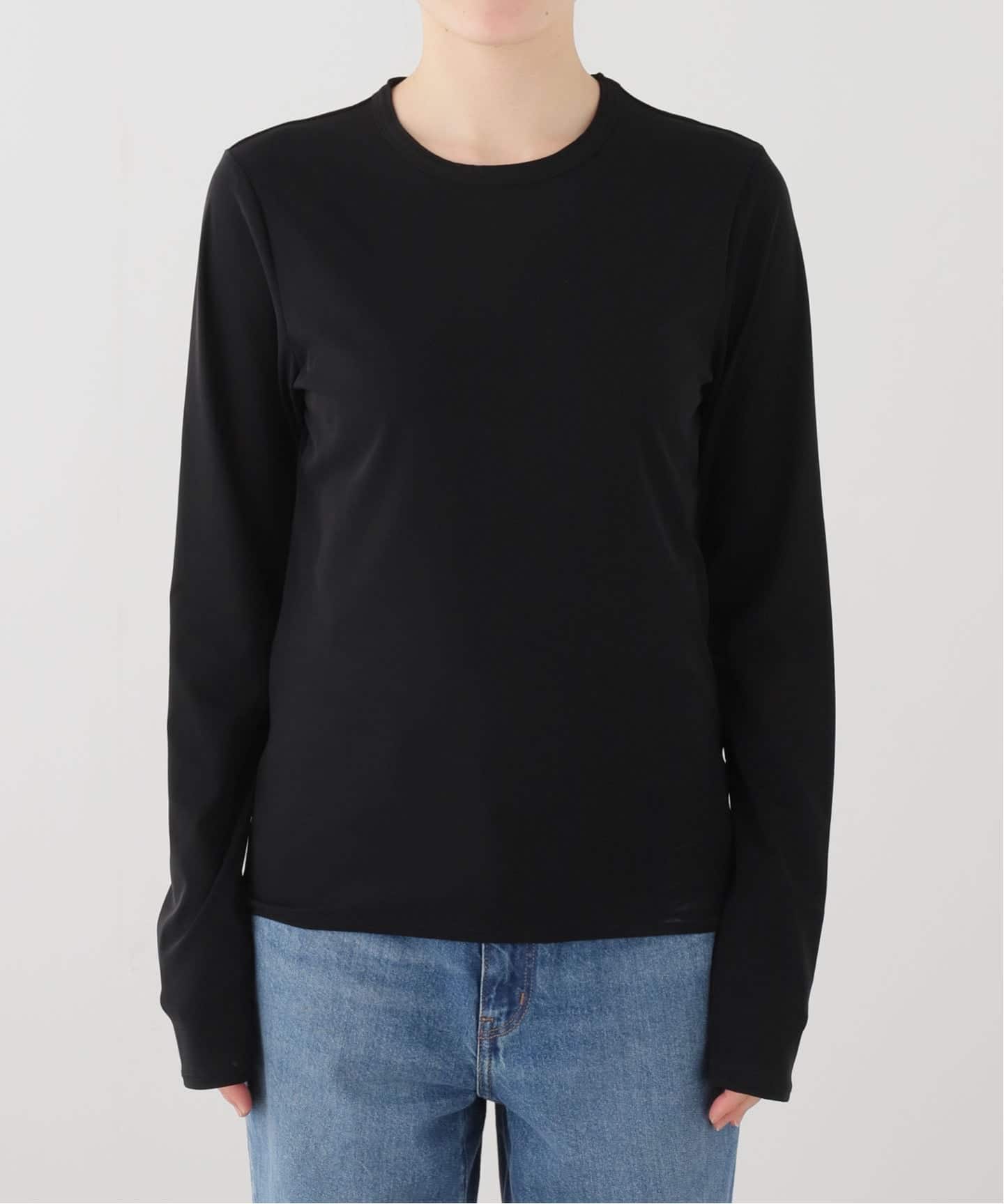 MaisonIENA 強撚ベアフライスクルーネックプルオーバー（Tシャツ