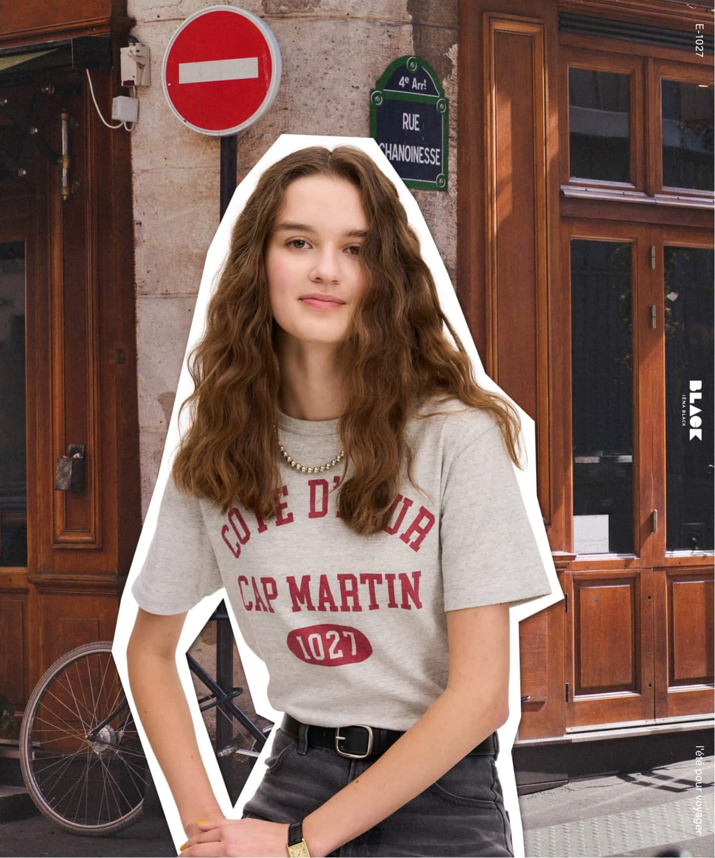 BLACK COTE D'AZUR ロゴTシャツ（Tシャツ／カットソー）｜IENA（イエナ