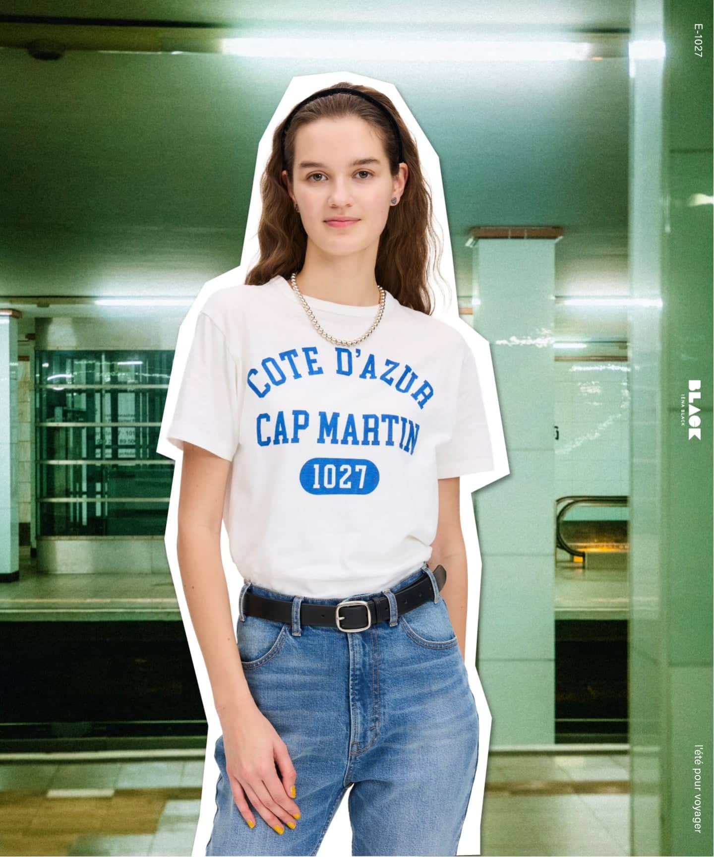 BLACK COTE D'AZUR ロゴTシャツ（Tシャツ／カットソー）｜IENA（イエナ