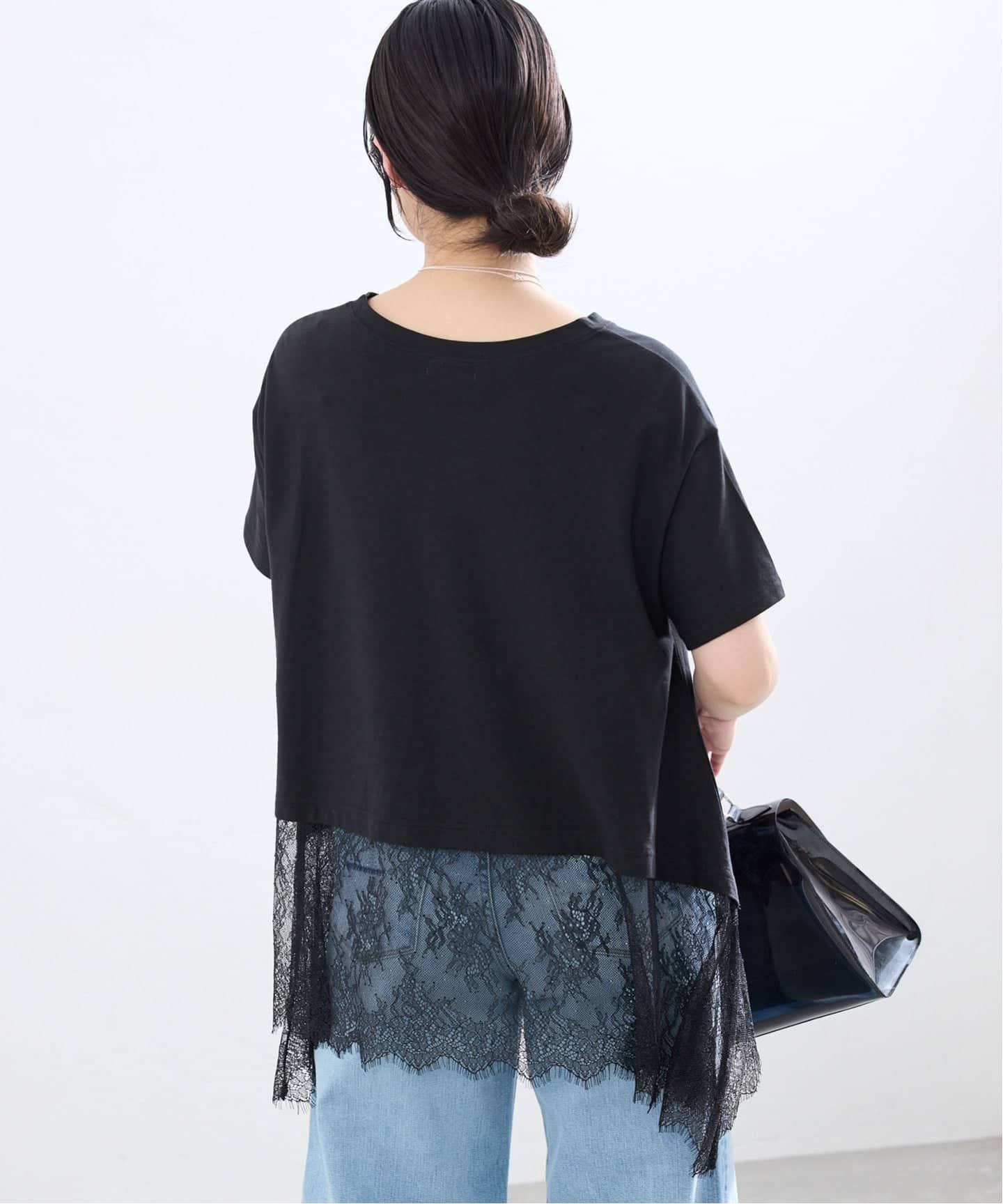 レースドッキングTシャツ（Tシャツ／カットソー）｜IENA（イエナ）の