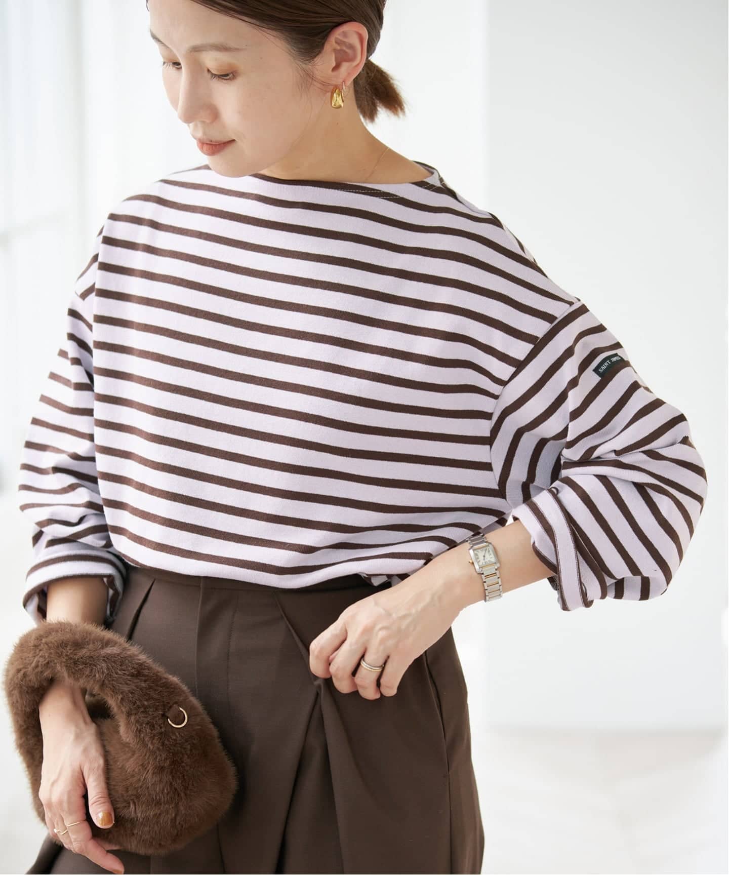 SAINT JAMES/セントジェームス 別注 OUESSANT LOOSE カットソー 20JC