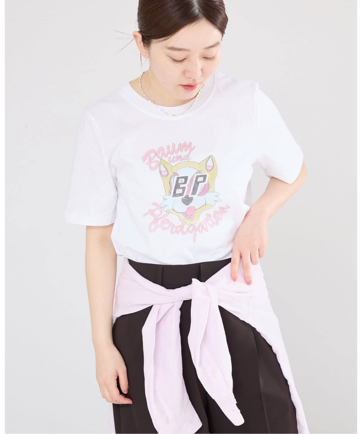 IENA♡BAUM UND PFERDGARTEN CAT Tシャツ BAUM UND PFERDGARTEN/バウム ウンド ヘルガーデン CAT T Tシャツ