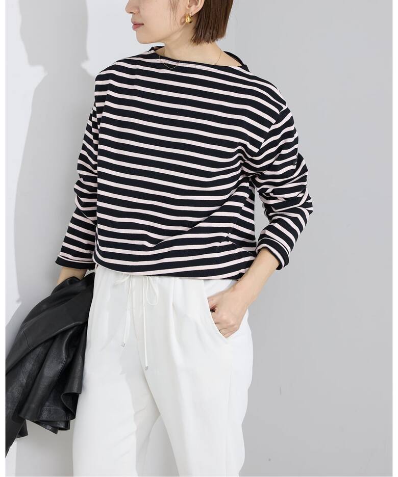 SAINT JAMES/セントジェームス OUESSANT/ウェッソン ボーダー（Tシャツ 