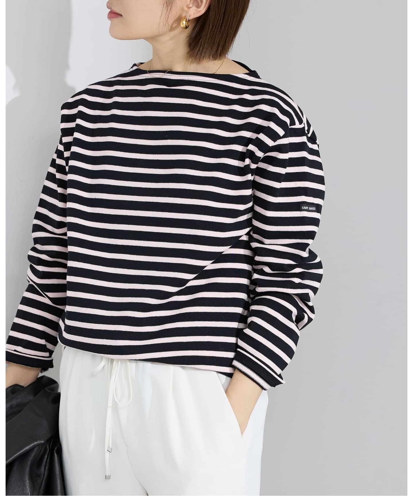 イエナ　SAINT JAMES ボーダー 長袖Tシャツ 005 OUESSANT ウエッソン長袖Tシャツ ボーダー/OUESSANT-19SS/SAINT JAMES