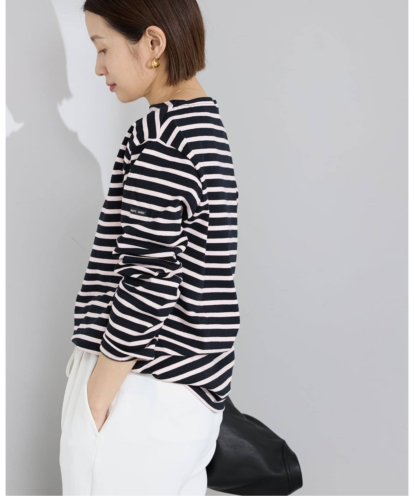 SAINT JAMES/セントジェームス OUESSANT/ウェッソン ボーダー（Tシャツ