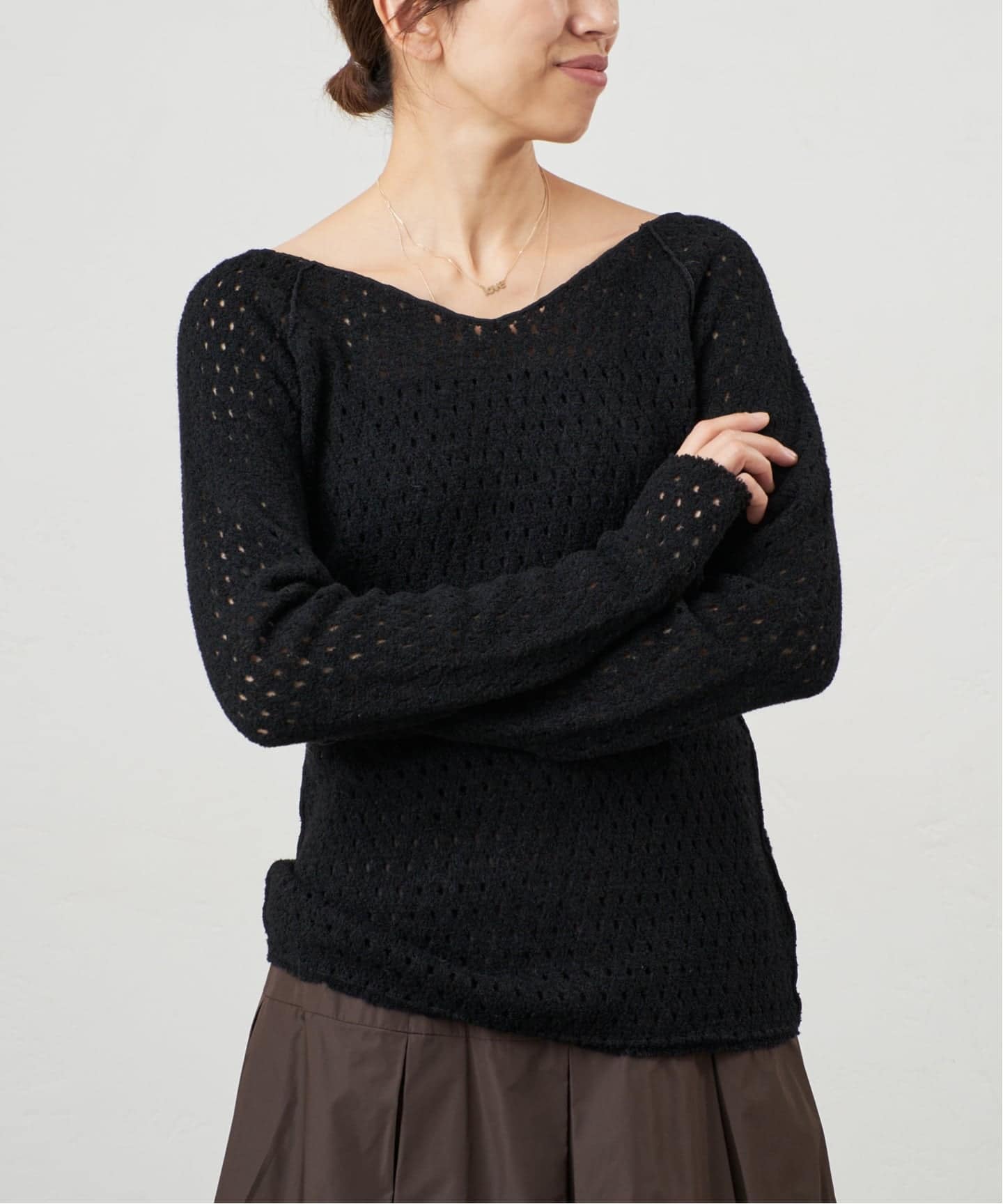 新品未使用！IENA ブラック/ホワイトストライプ カットソー IENA｜イエナのTシャツ／カットソー（レディース／カラーがブラック