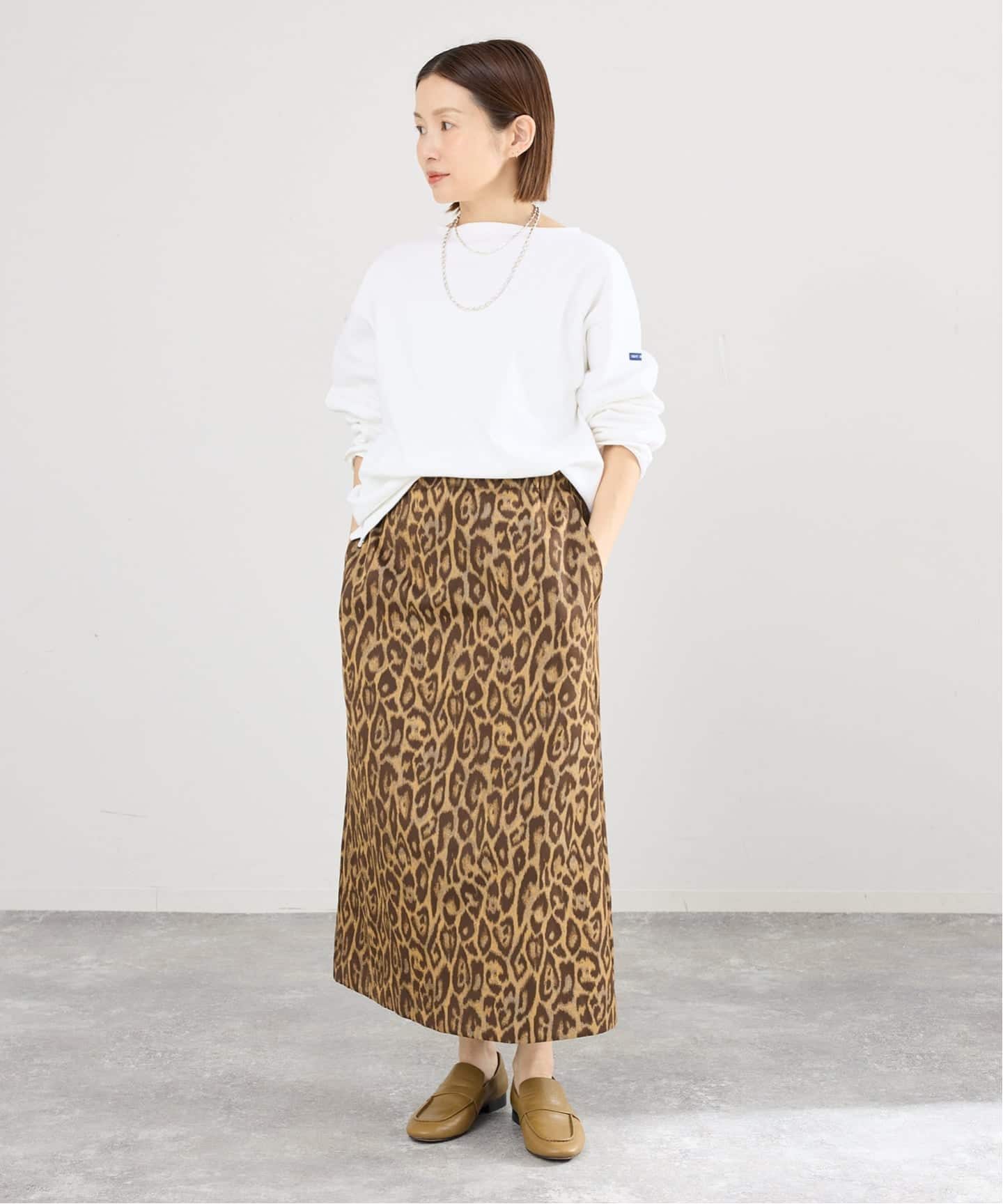新品 IENA別注 セントジェームス OUESSANT LOOSE ブラウン1 一部カラー別注》SAINT JAMES/セントジェームス OUESSANT LOOSE