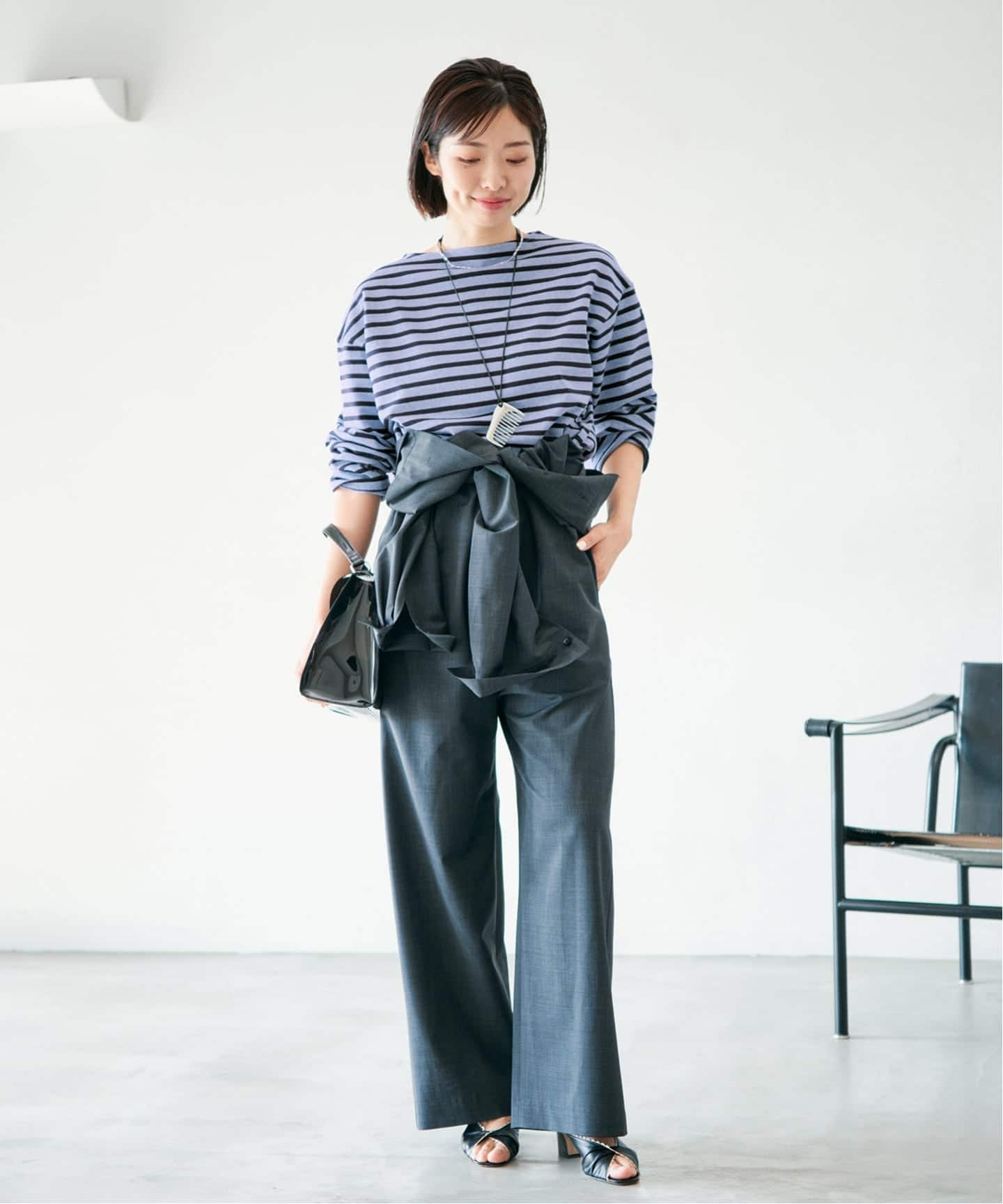 新品 IENA別注 セントジェームス OUESSANT LOOSE ブラウン1 一部カラー別注》SAINT JAMES/セントジェームス OUESSANT LOOSE