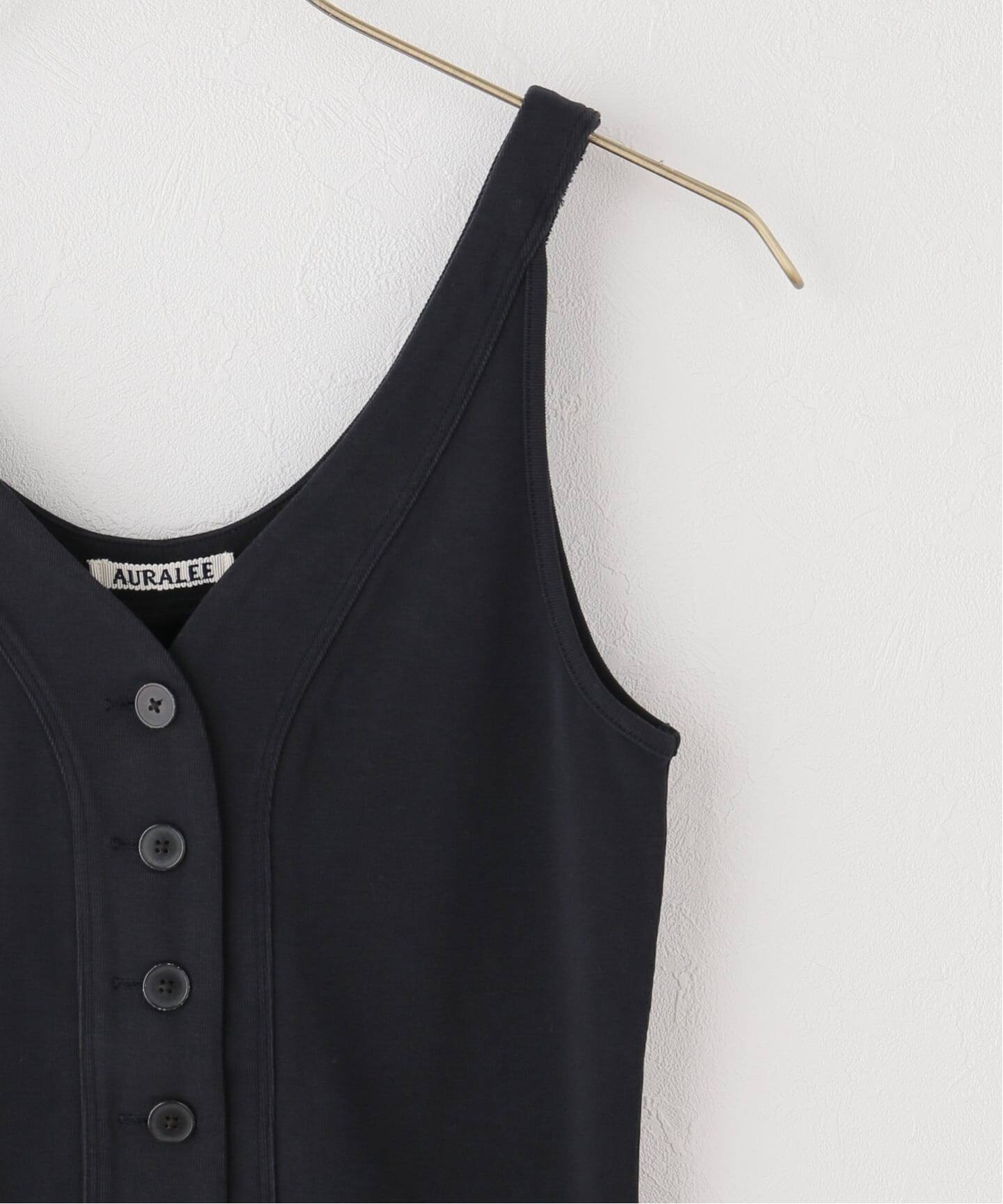 AURALEE/オーラリー ORGANIC CT FINE RIB TANK タンクトップ A26ST03OF 