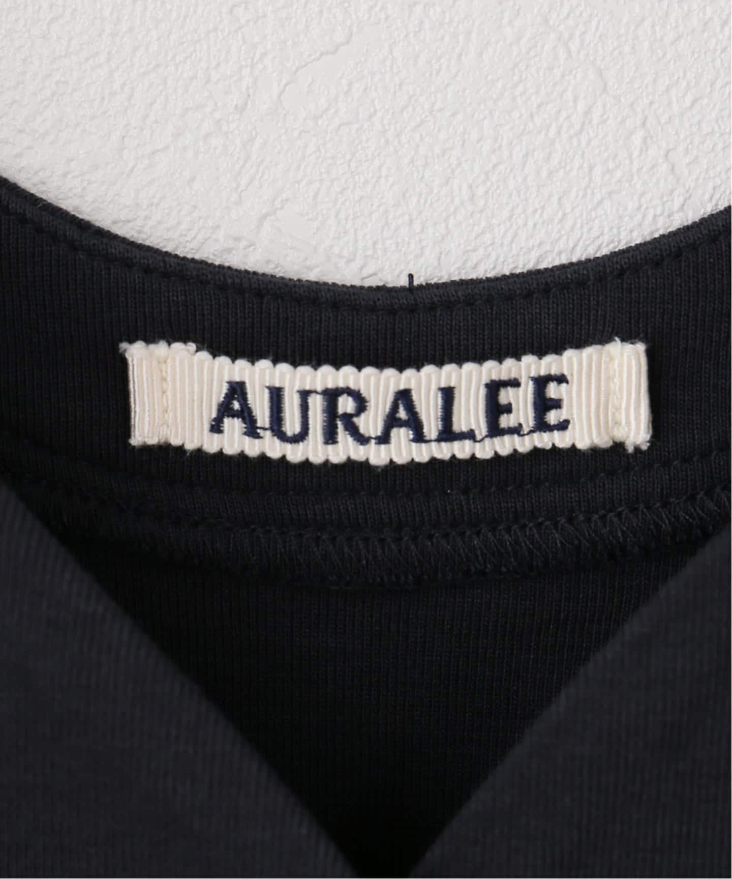 Auralee オーガニックソフトリブタンクトップ　黒　サイズ1 ORGANIC SOFT RIB TANK TOP(BLACK) - H-L
