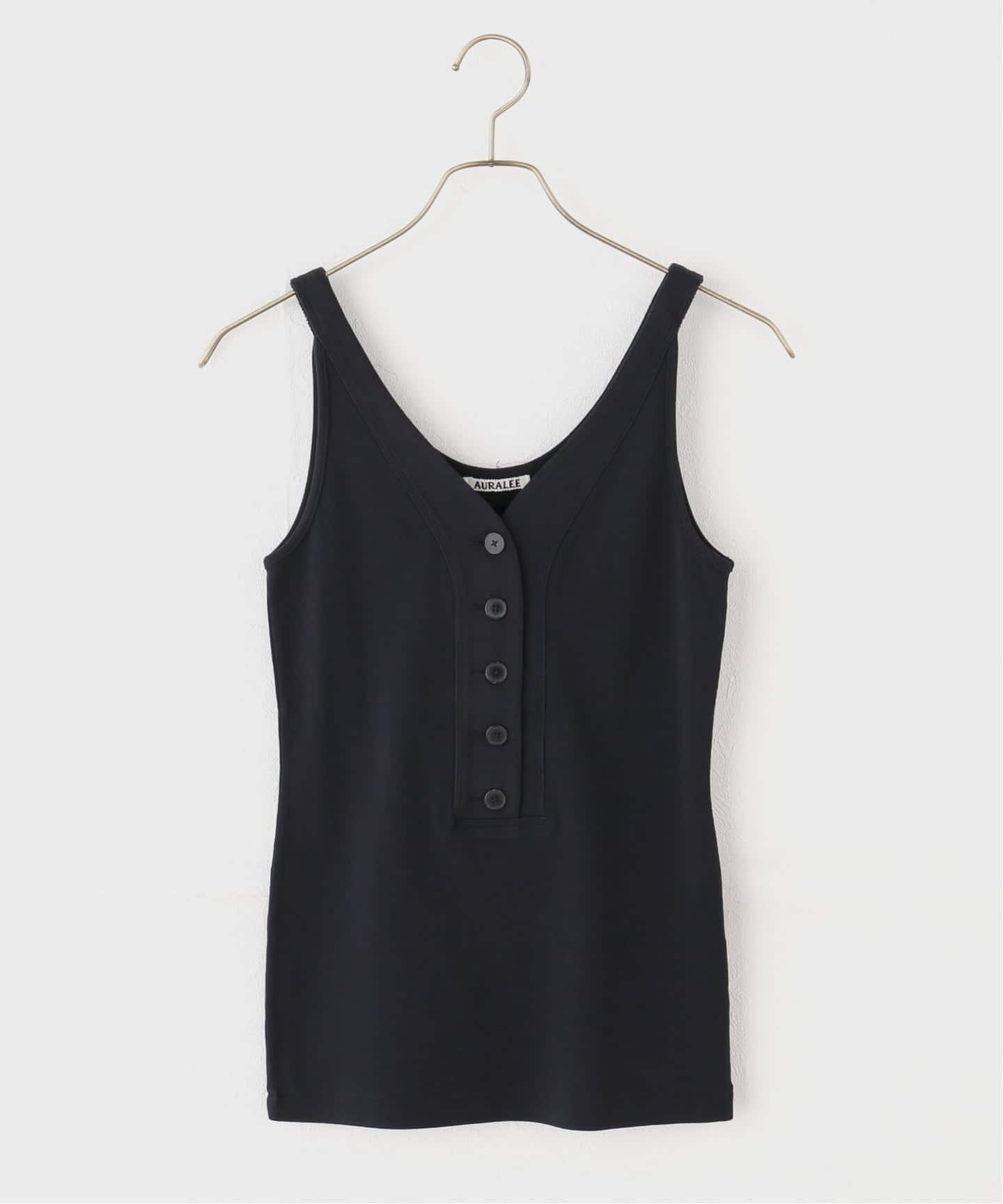AURALEE/オーラリー ORGANIC CT FINE RIB TANK タンクトップ A26ST03OF