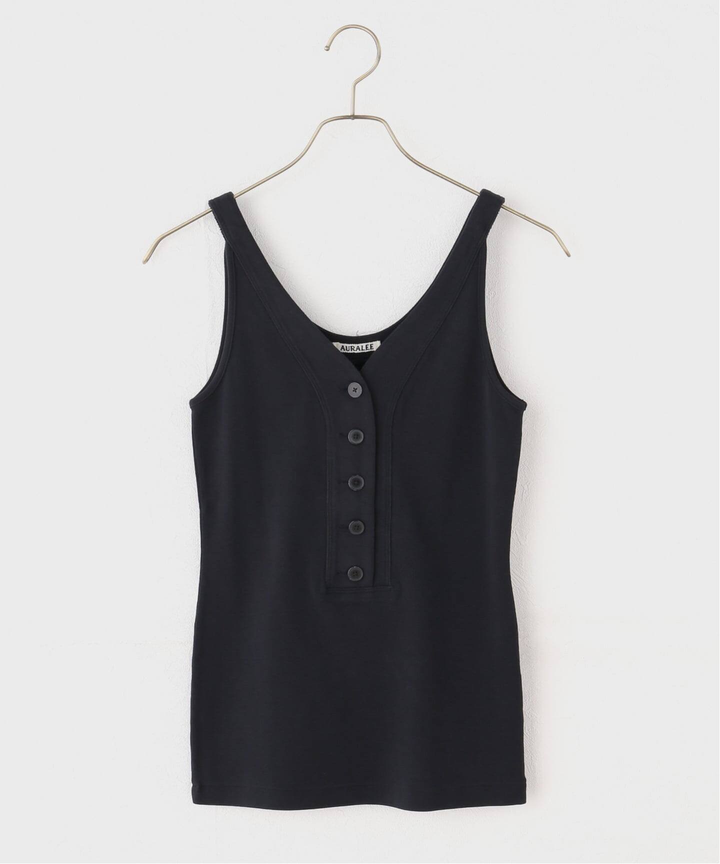 AURALEE/オーラリー ORGANIC CT FINE RIB TANK タンクトップ A26ST03OF 