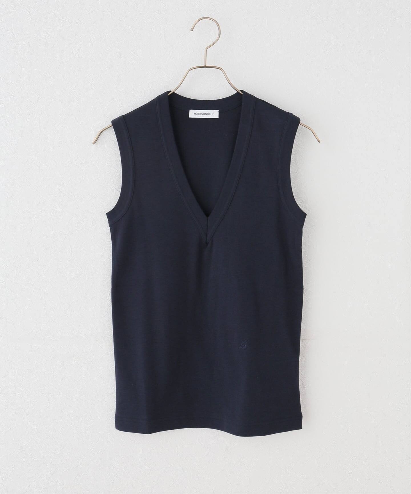 MADISONBLUE/マディソンブルー DEEP V NECK TANK タンクトップ MB261 