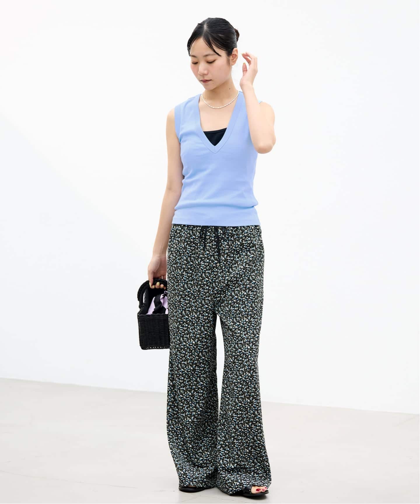 FLORE FLORE(フローレフローレ)人気 タンクトップ S FLORE FLORE/フローレフローレ ESME TANK タンクトップ（タンクトップ