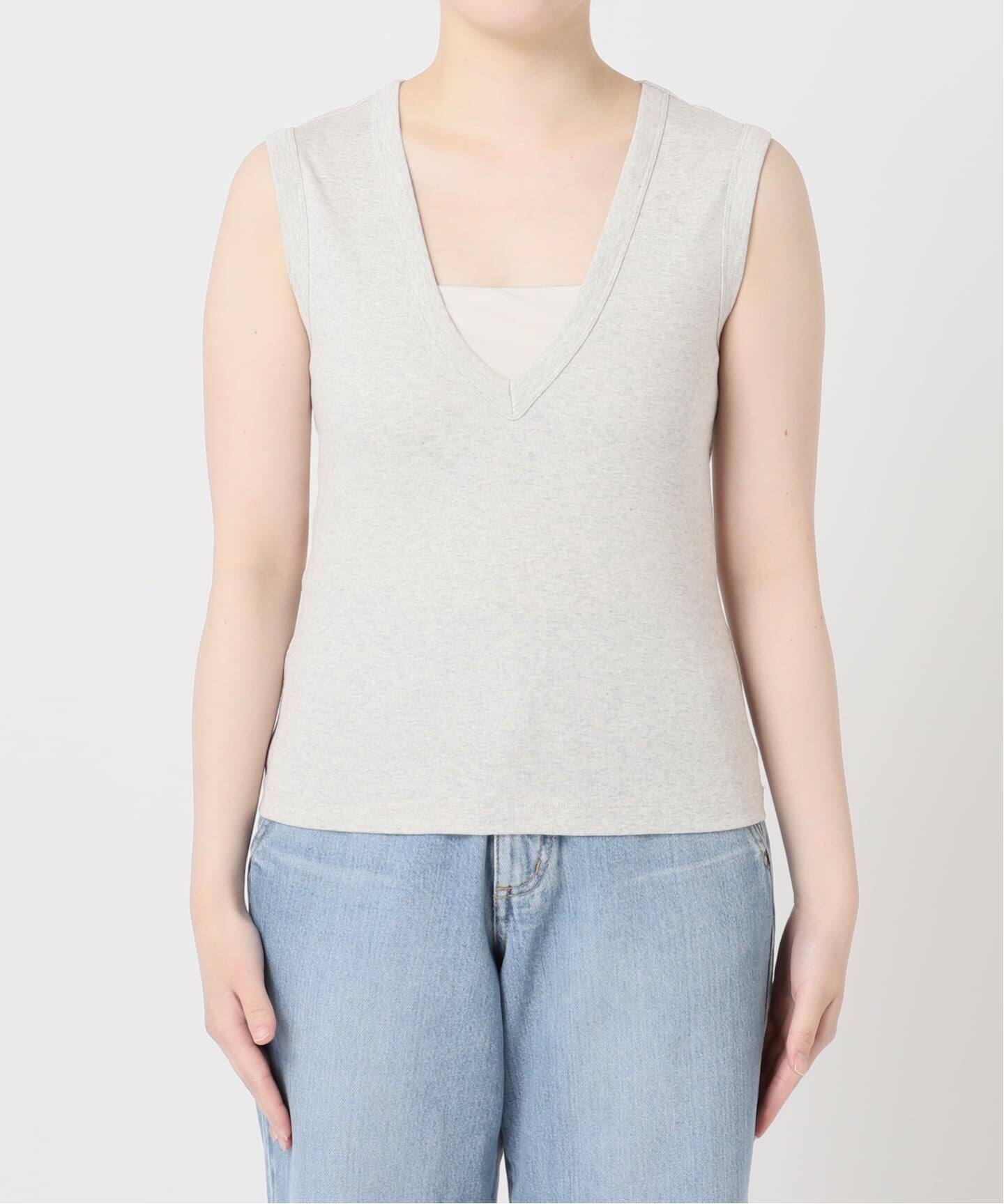 FLORE FLORE(フローレフローレ)人気 タンクトップ S FLORE FLORE/フローレフローレ ESME TANK タンクトップ（タンクトップ