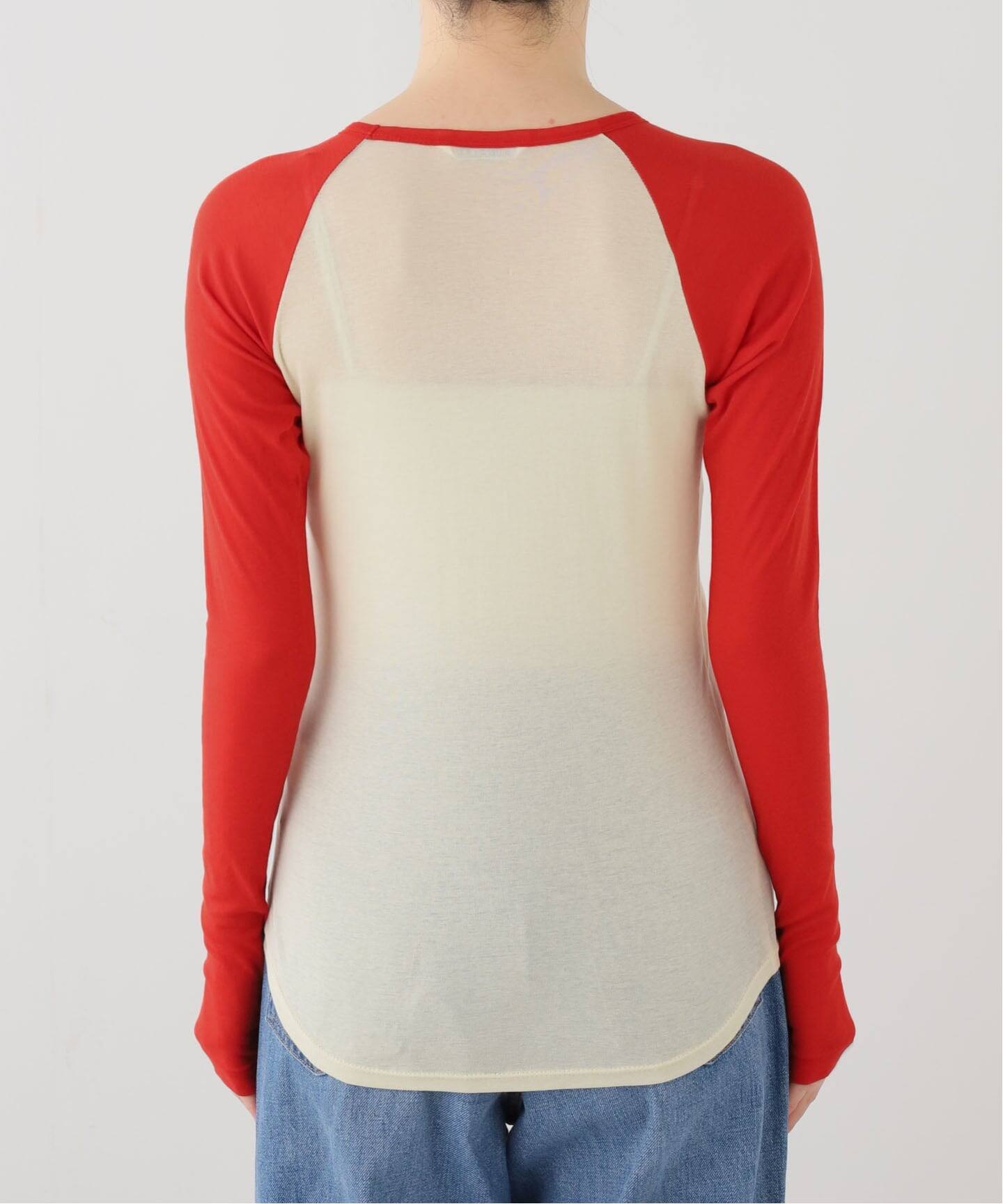 AURALEE/オーラリー super sheer raglan p/o カットソー A26SP06HF（T 