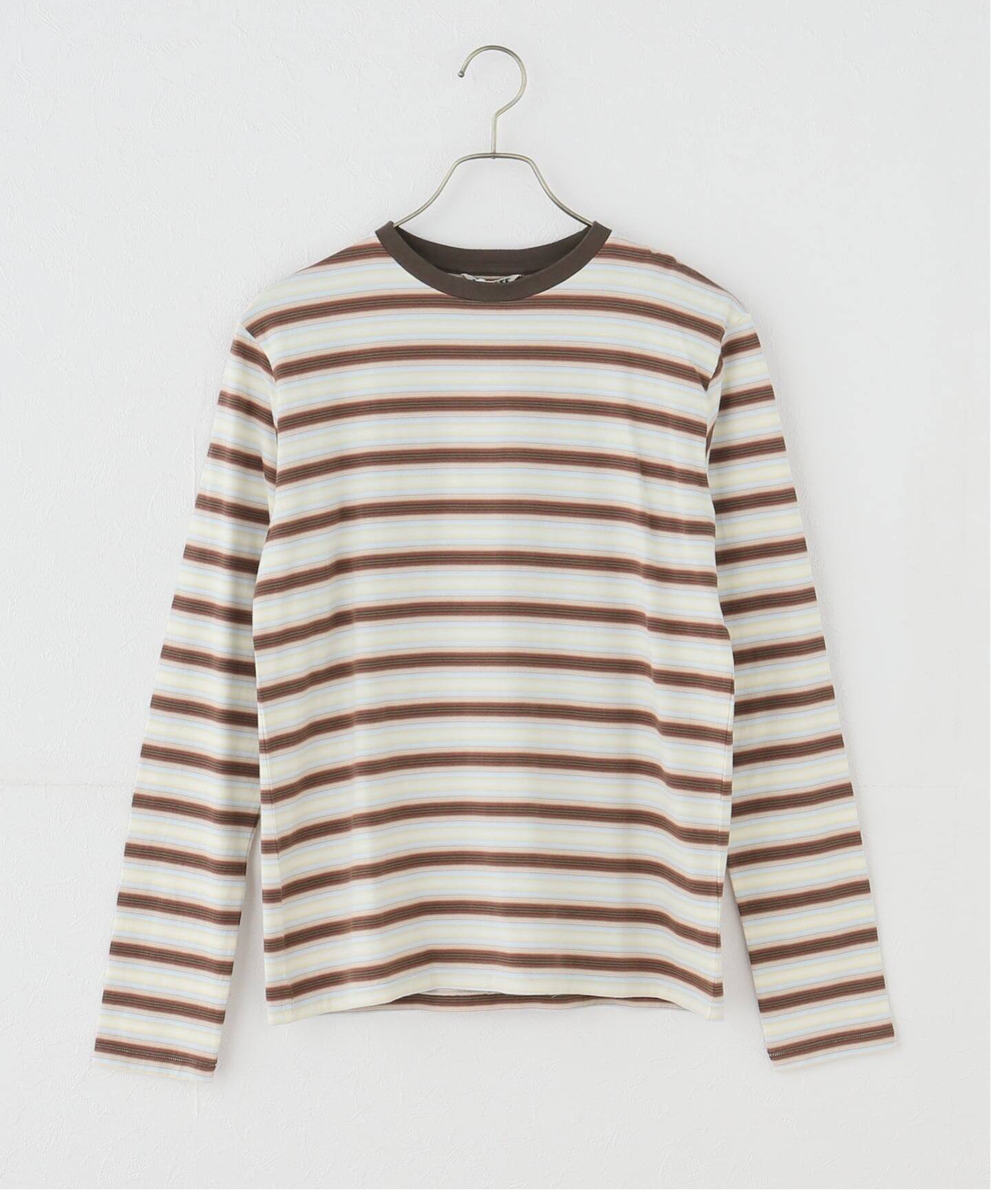 AURALEE/オーラリー GRADIENT STRIPE LS T Tシャツ A26SP03GJ（Tシャツ