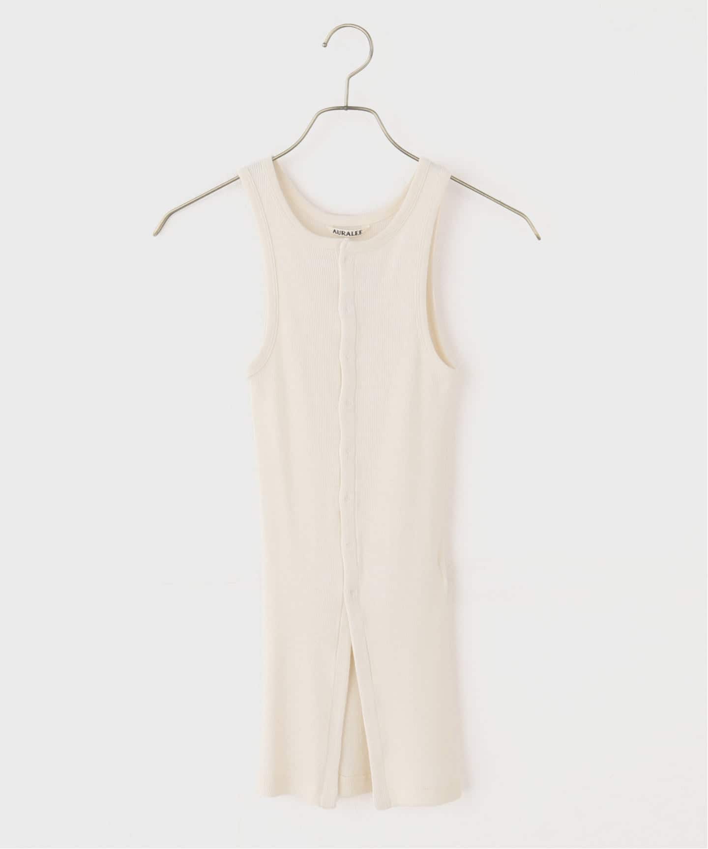 AURALEE/オーラリー ORGANIC RIB TANK タンクトップ A26ST05OT（タンク